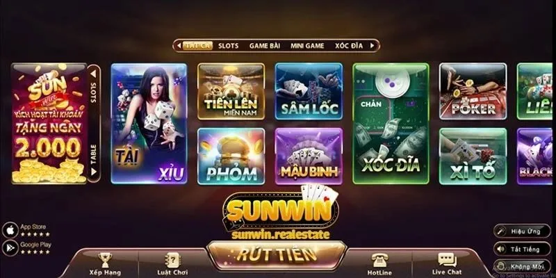 Top 5 Cate Game Đổi Thưởng Thịnh Hành Nhất Tại Sunwin