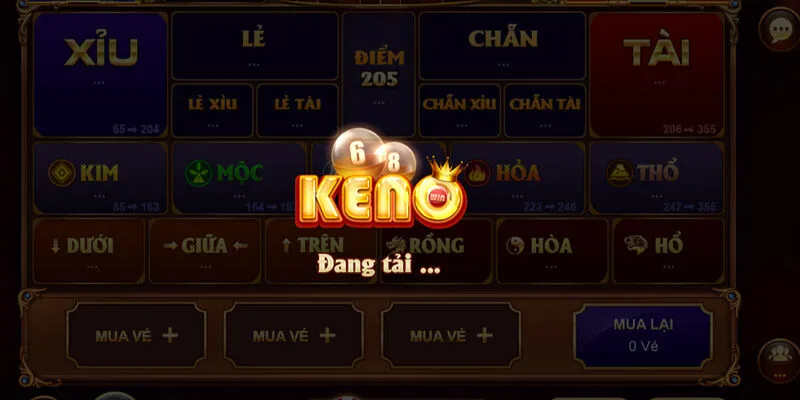 Thông tin tổng quan về game Keno lộc phát Sunwin