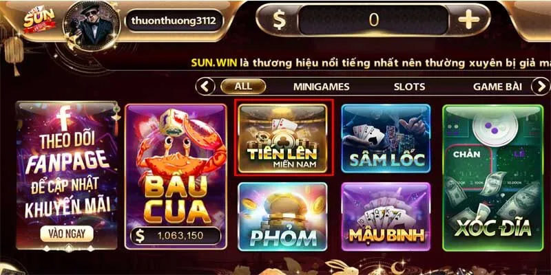 Game Tiến Lên Miền Nam Sunwin Săn lộc Hấp Dẫn 2024